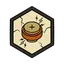 A single coin-cell battery marked with a plus sign