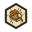 A magnifying glass resting on a stack of thick books