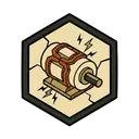 Motor badge icon